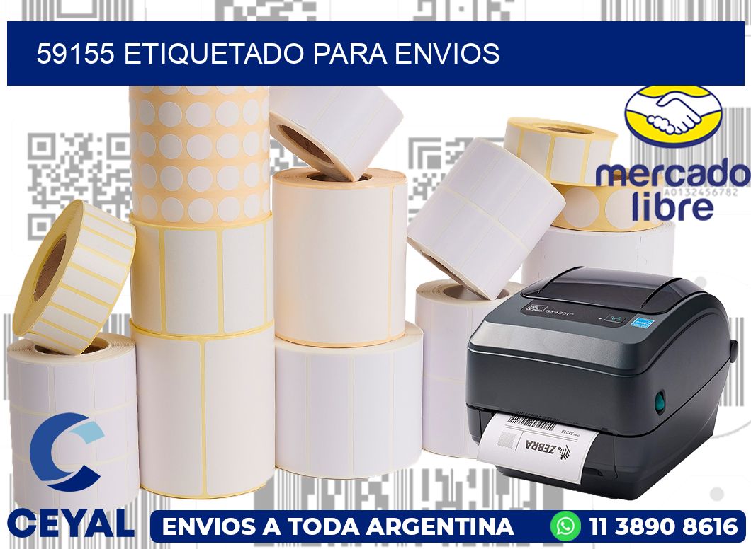 59155 etiquetado para envios