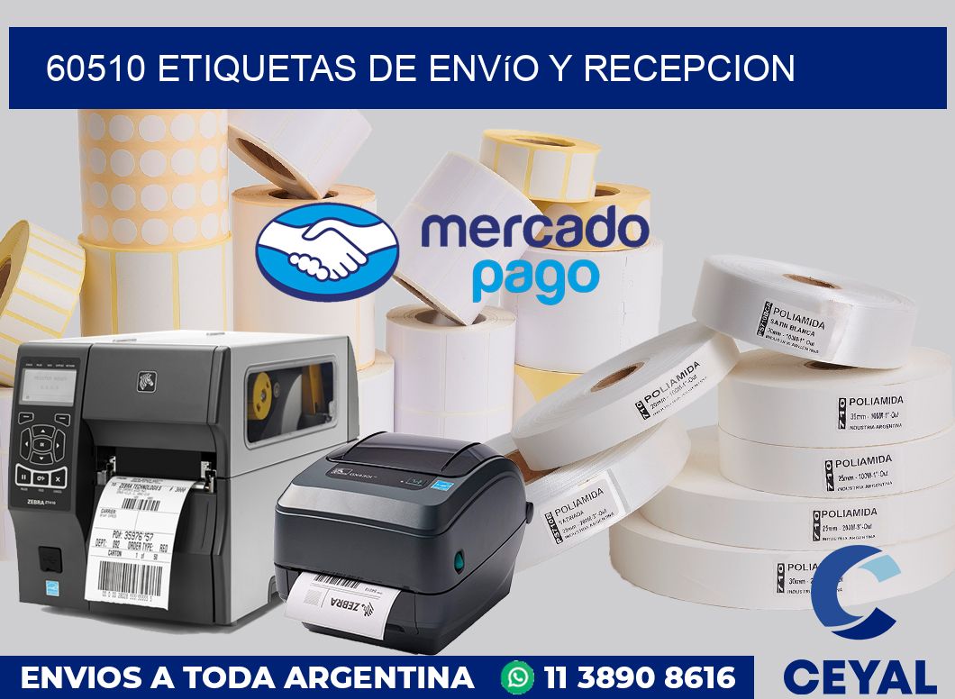 60510 Etiquetas de envío y recepcion