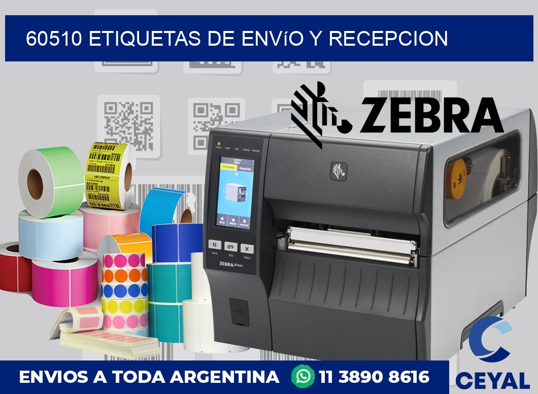 60510 Etiquetas de envío y recepcion