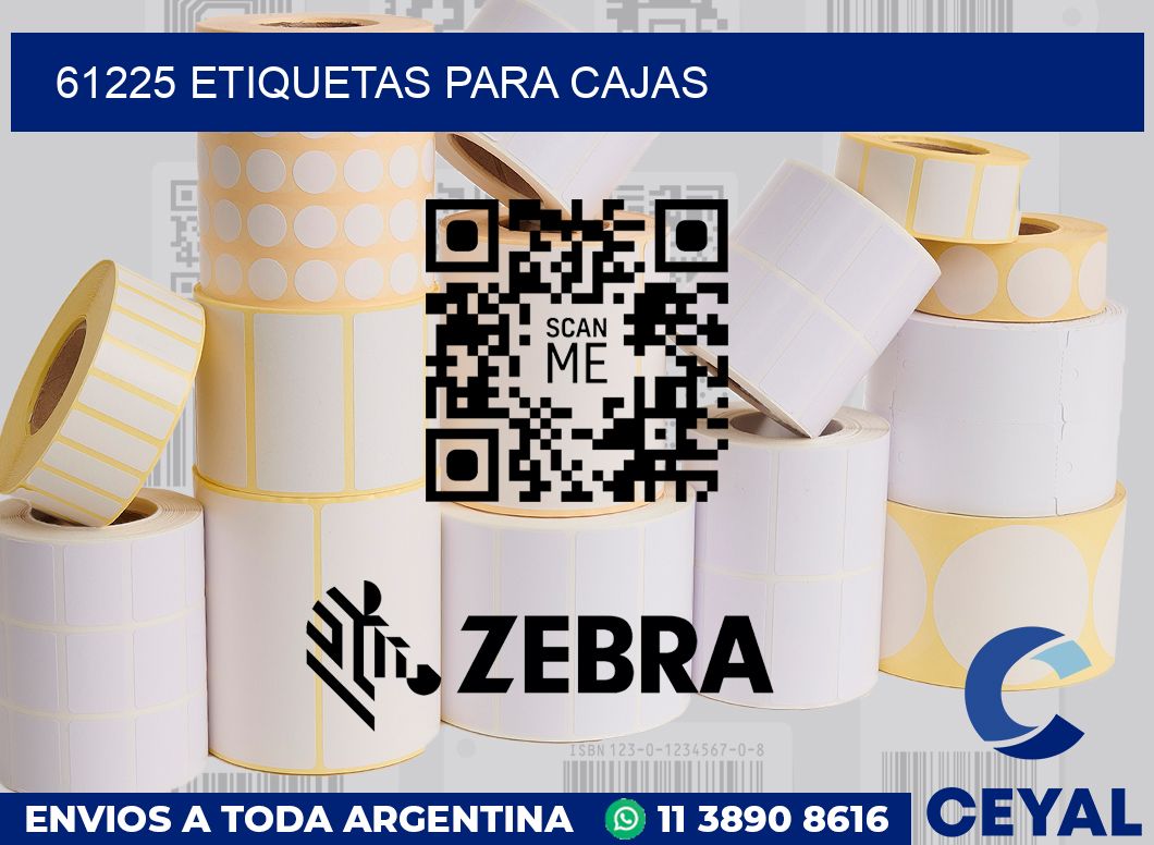 61225 etiquetas para cajas
