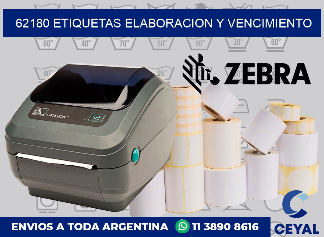 62180 Etiquetas elaboracion y vencimiento