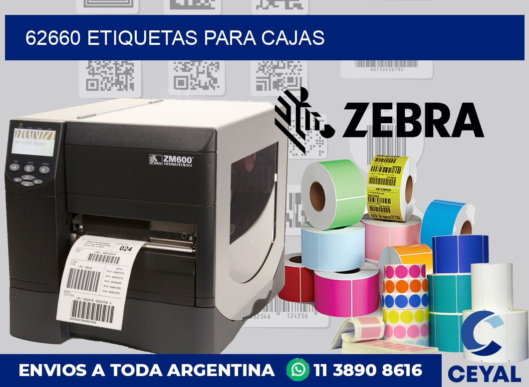 62660 etiquetas para cajas