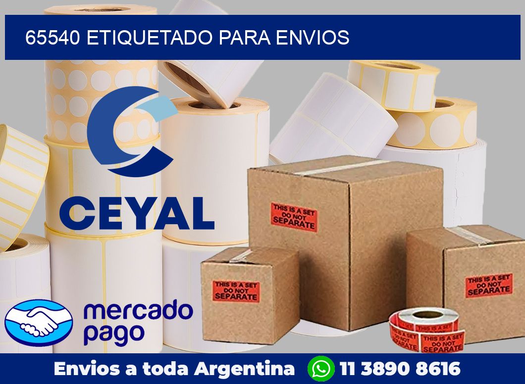 65540 Etiquetado para envios