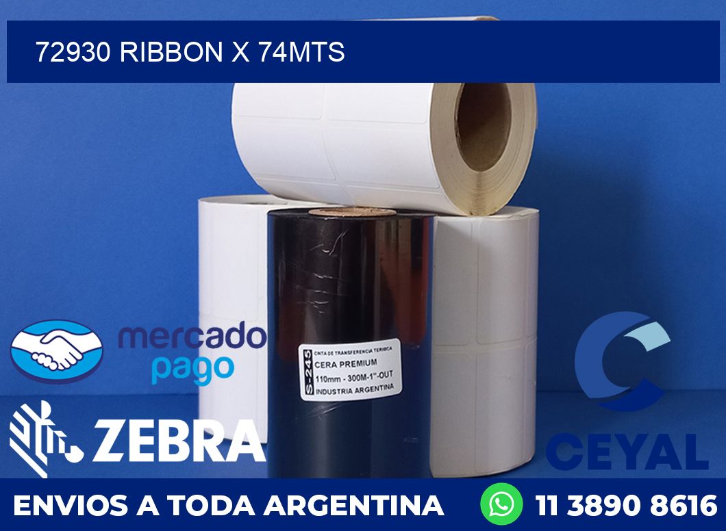 72930 ribbon x 74mts