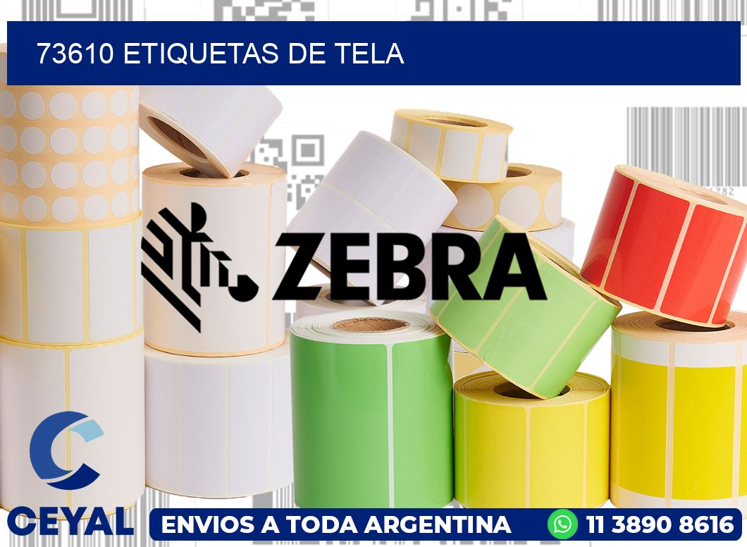 73610 Etiquetas de tela