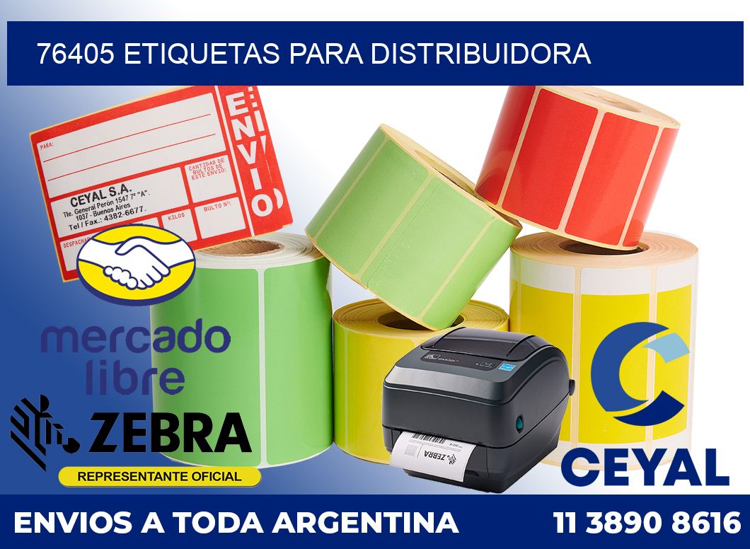 76405 Etiquetas para distribuidora