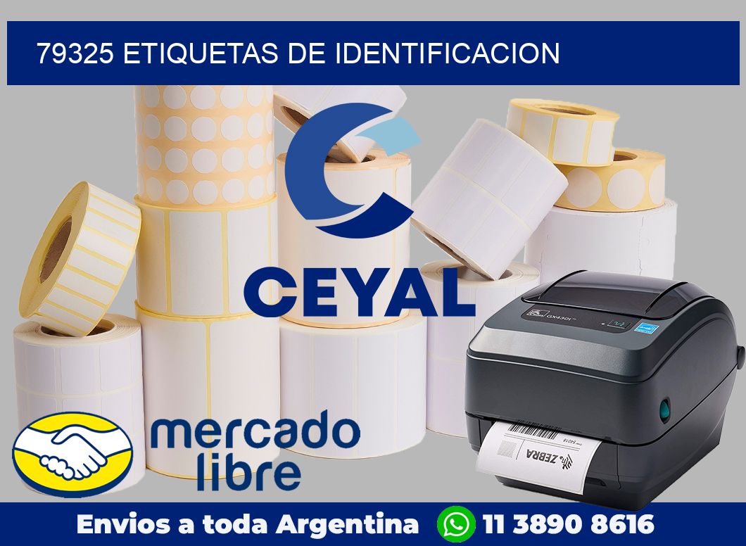 79325 Etiquetas de identificacion