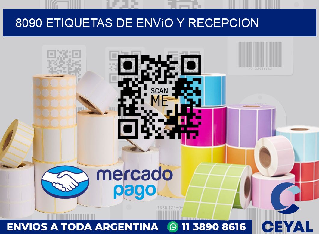 8090 Etiquetas de envío y recepcion