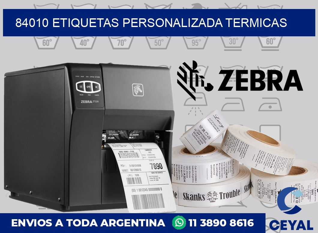 84010 etiquetas personalizada termicas