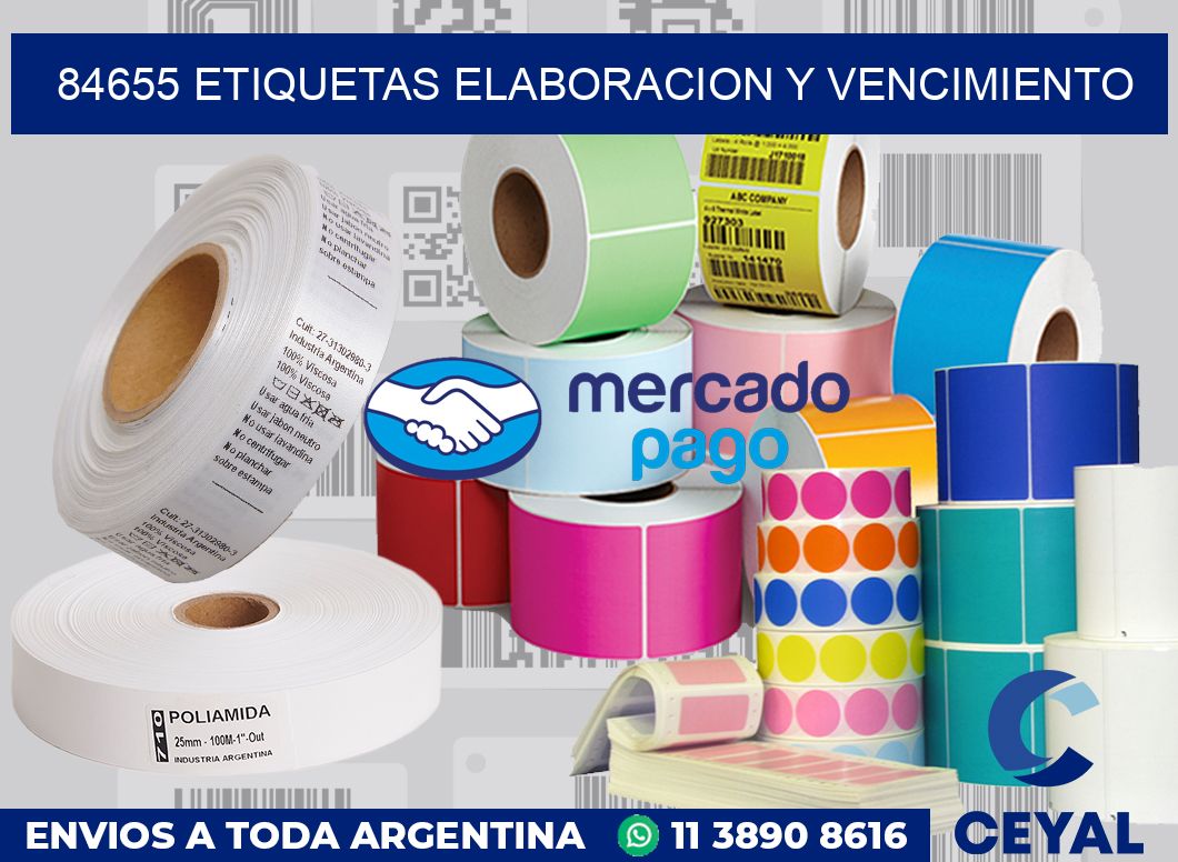 84655 Etiquetas elaboracion y vencimiento