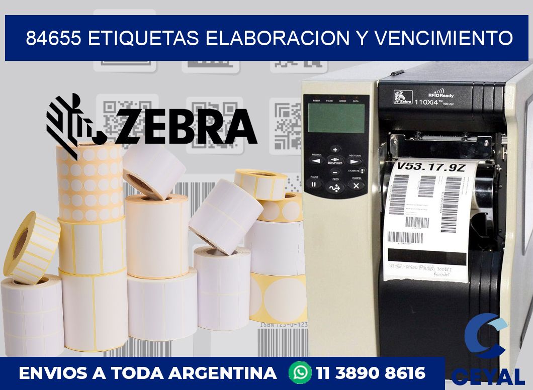 84655 Etiquetas elaboracion y vencimiento