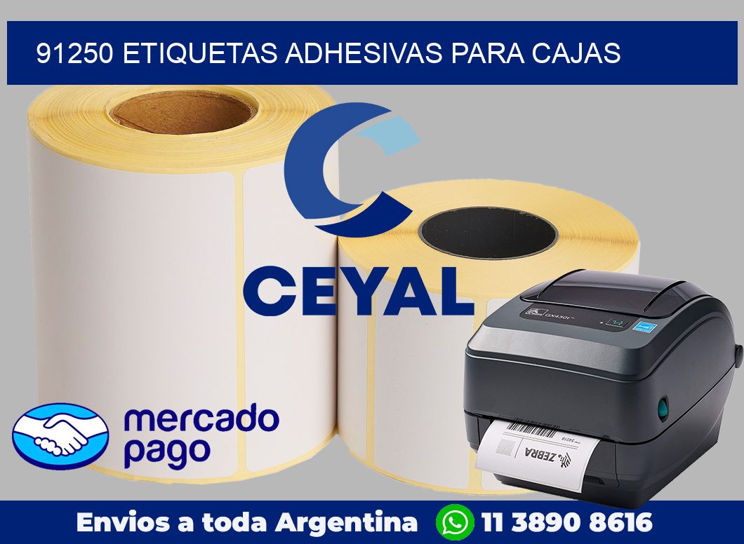 91250 etiquetas adhesivas para cajas