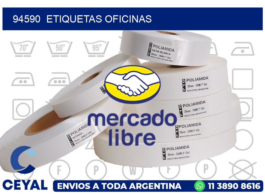94590  Etiquetas oficinas