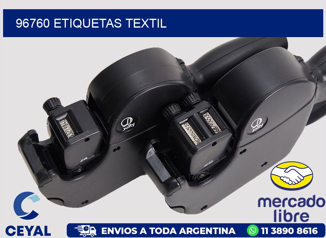 96760 etiquetas textil