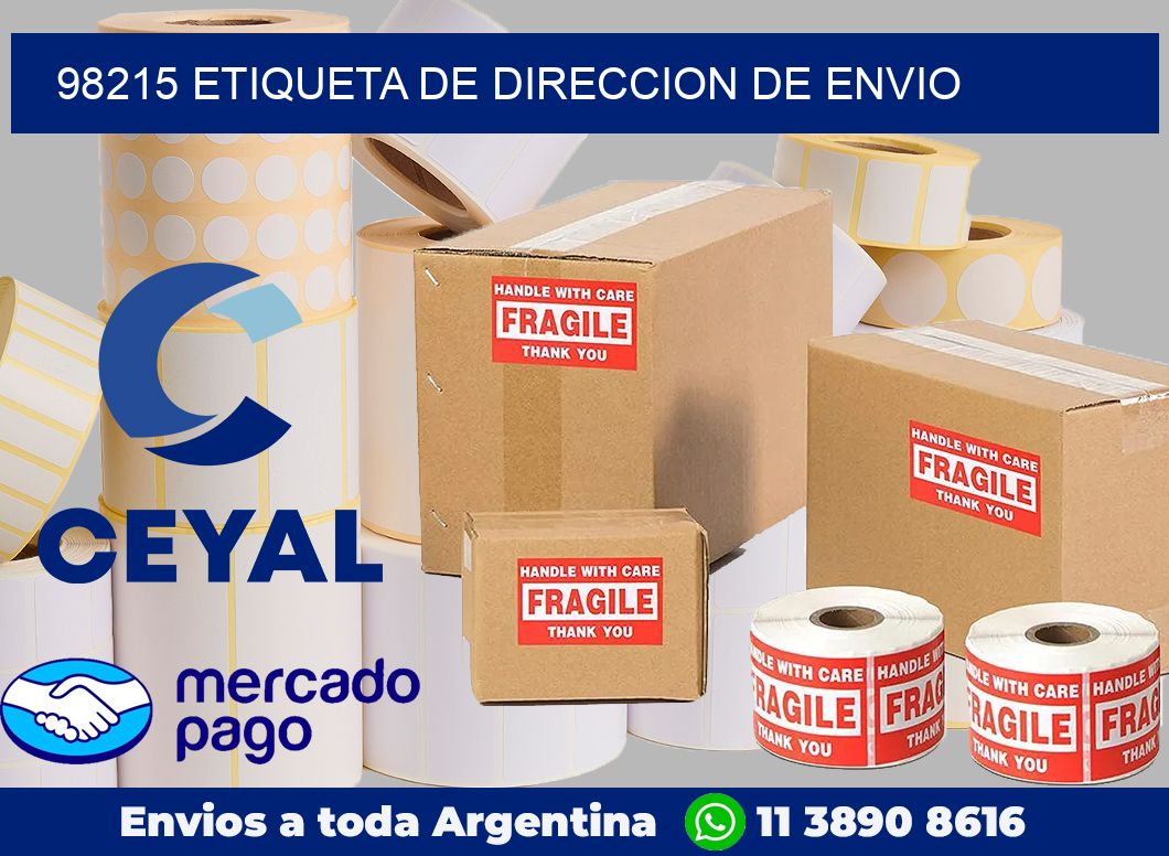 98215 Etiqueta de direccion de envio