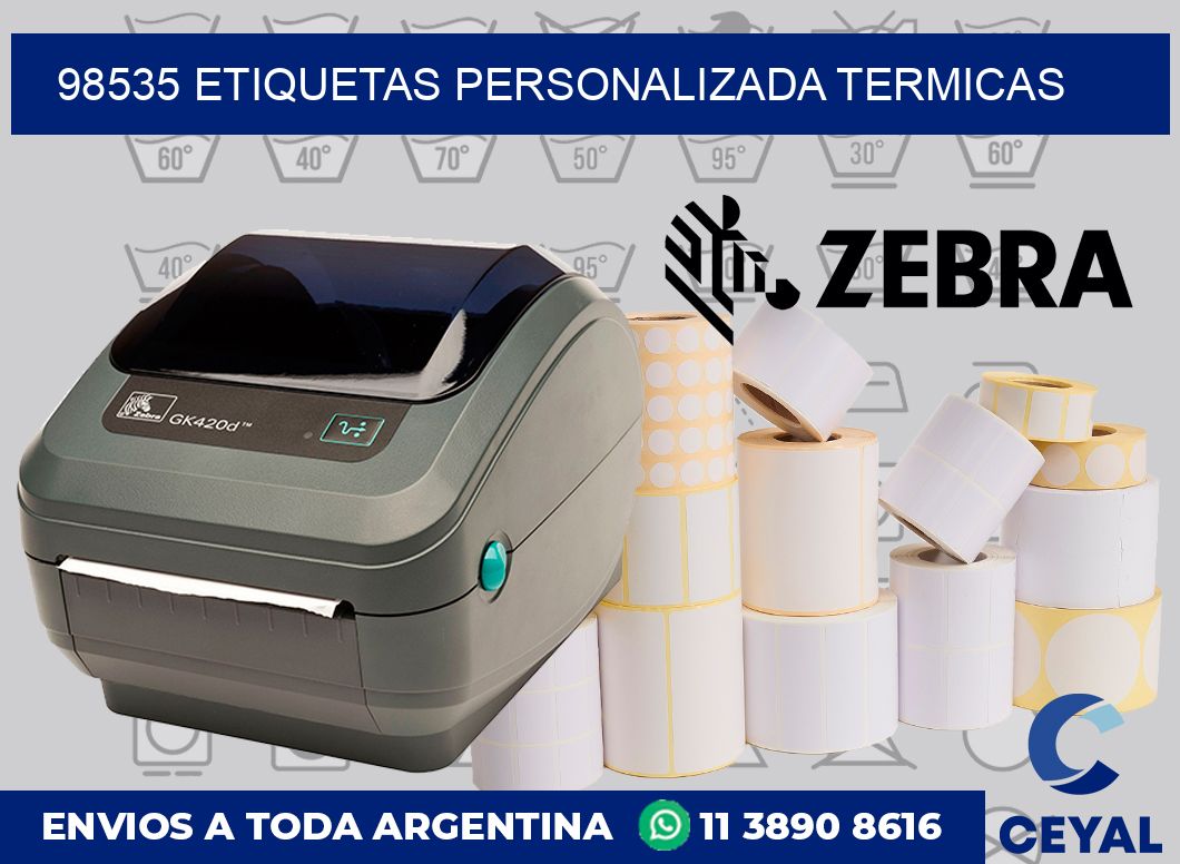 98535 etiquetas personalizada termicas