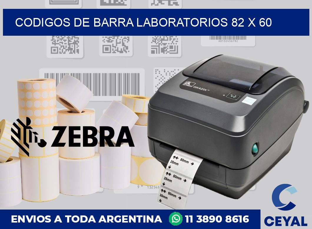Codigos de barra laboratorios 82 x 60