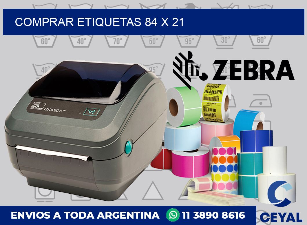 Comprar etiquetas 84 x 21