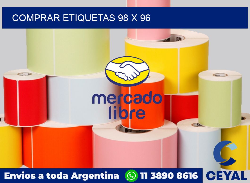Comprar etiquetas 98 x 96