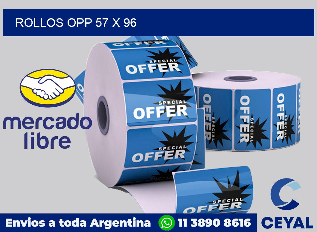 Rollos OPP 57 x 96