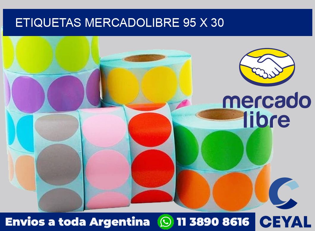 etiquetas mercadolibre 95 x 30