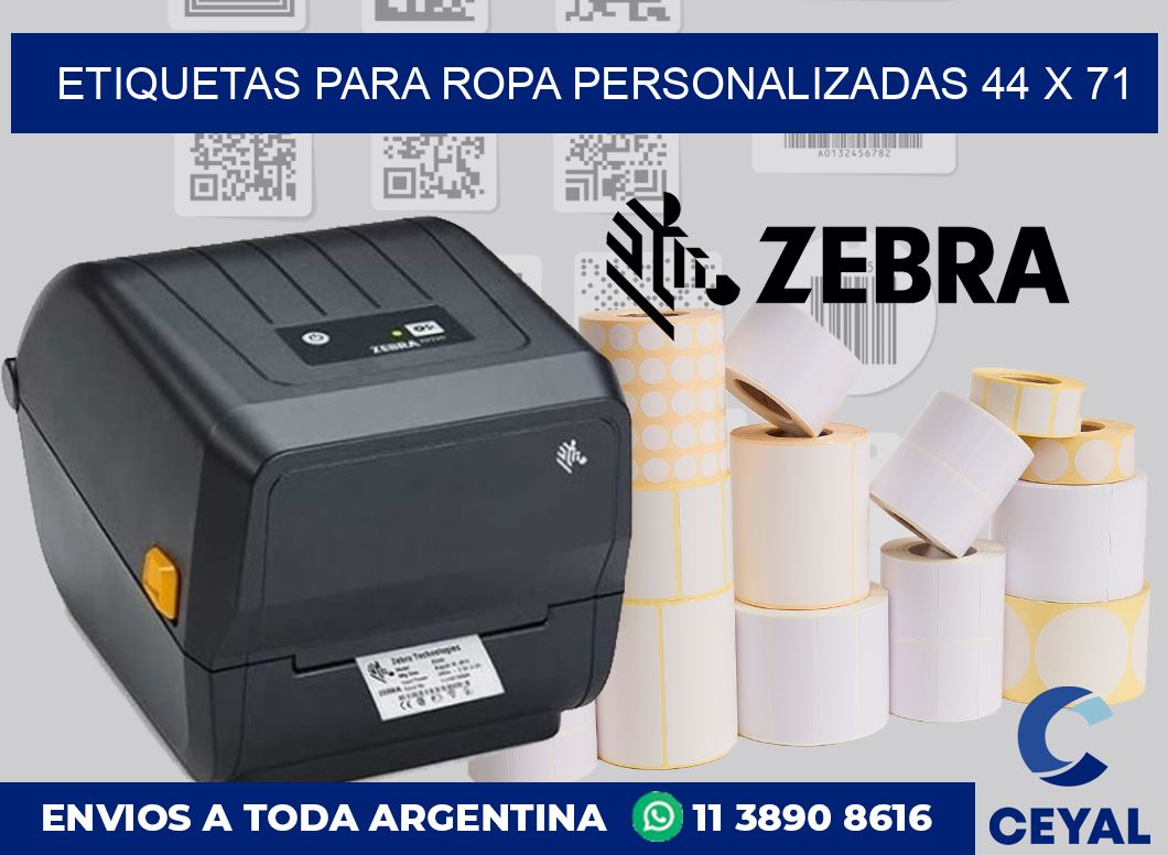 etiquetas para ropa personalizadas 44 x 71