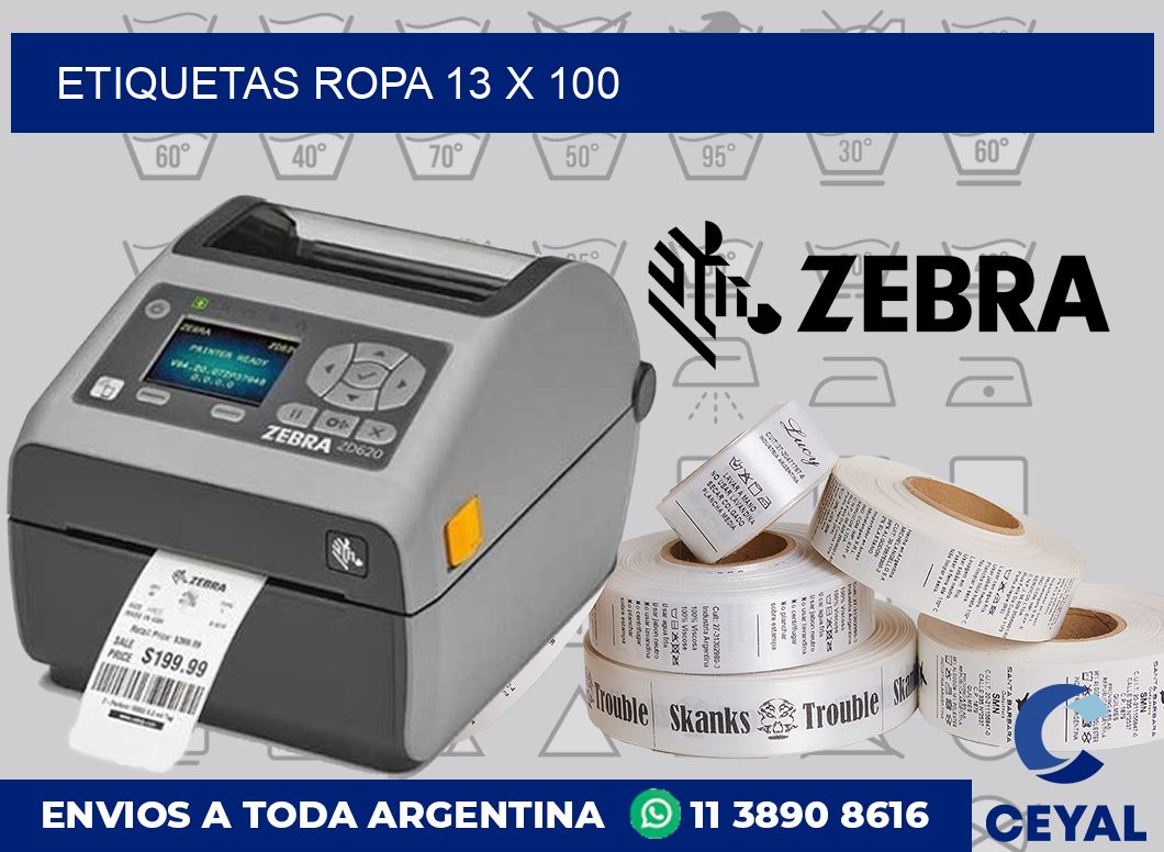 etiquetas ropa 13 x 100
