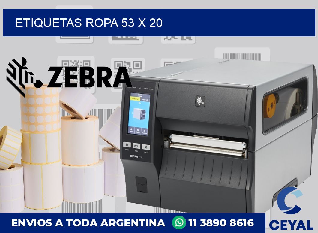 etiquetas ropa 53 x 20