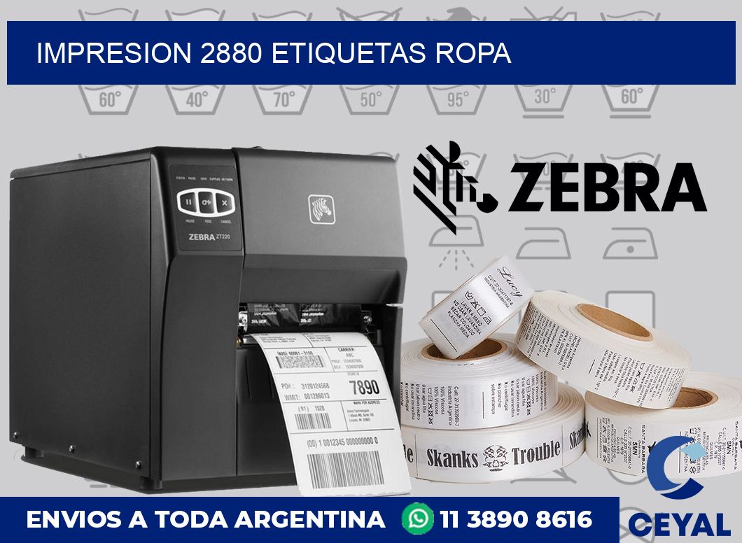 impresion 2880 etiquetas ropa