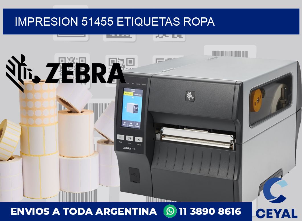 impresion 51455 etiquetas ropa