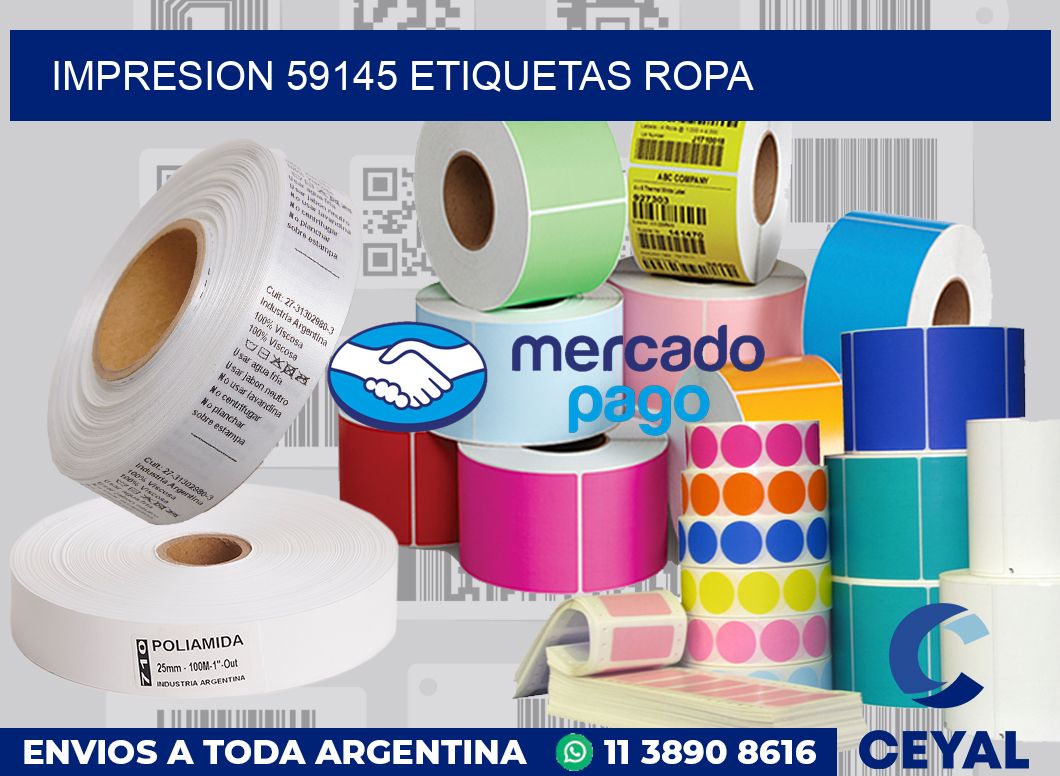 impresion 59145 etiquetas ropa