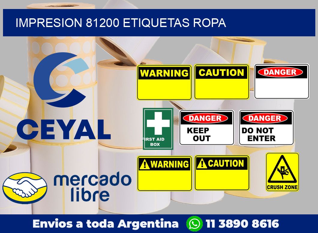 impresion 81200 etiquetas ropa