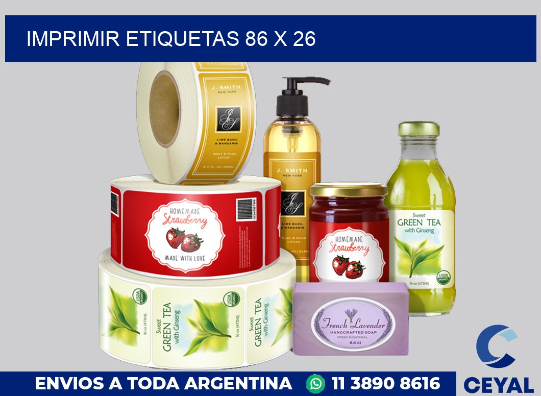 imprimir etiquetas 86 x 26