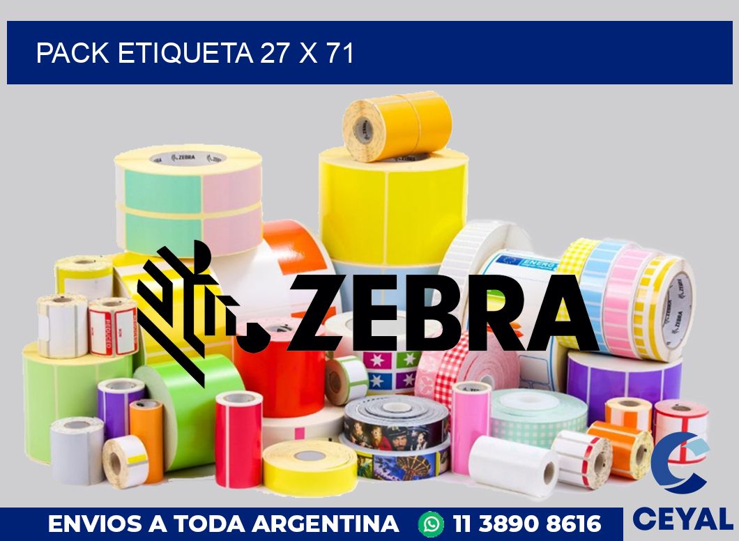 pack etiqueta 27 x 71