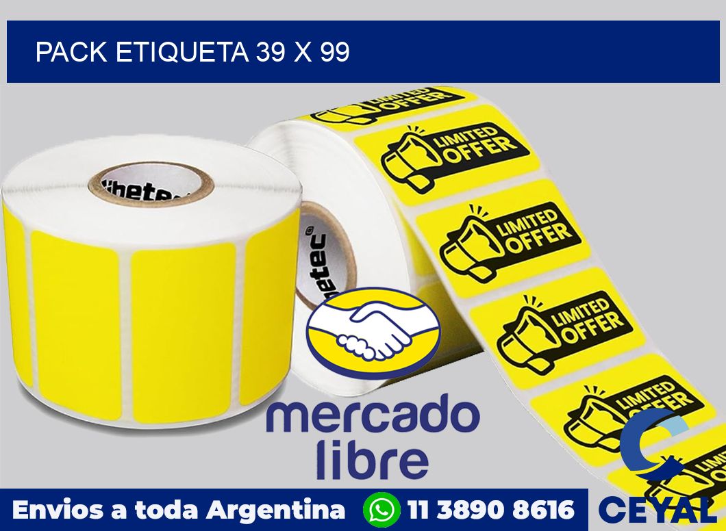 pack etiqueta 39 x 99