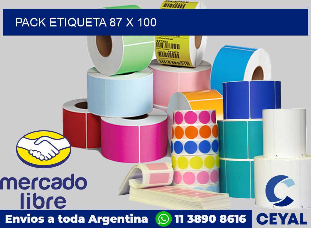 pack etiqueta 87 x 100