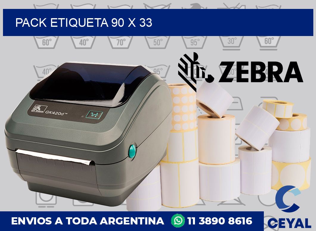 pack etiqueta 90 x 33