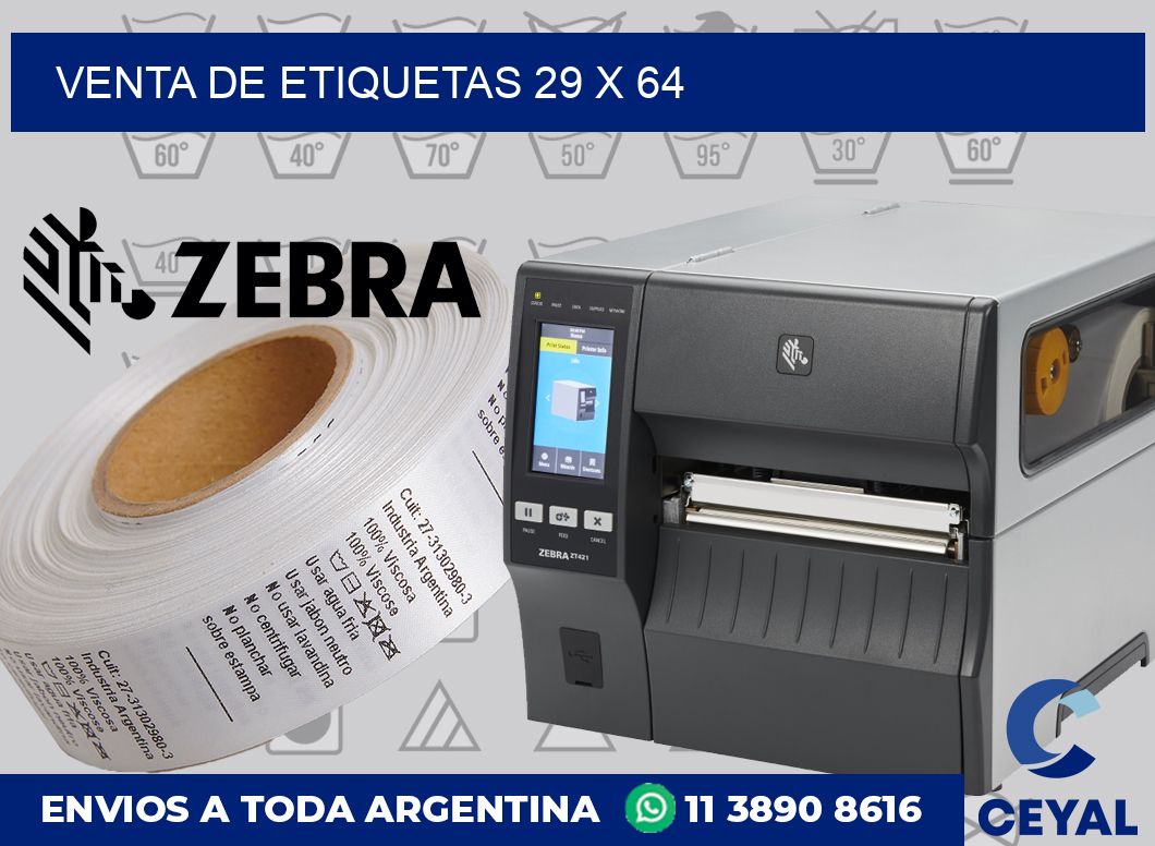 venta de etiquetas 29 x 64