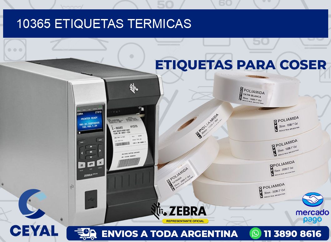10365 ETIQUETAS TERMICAS