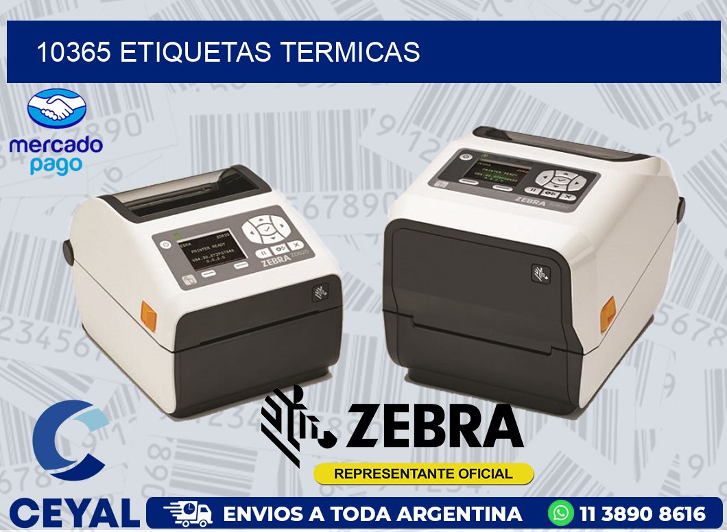 10365 ETIQUETAS TERMICAS