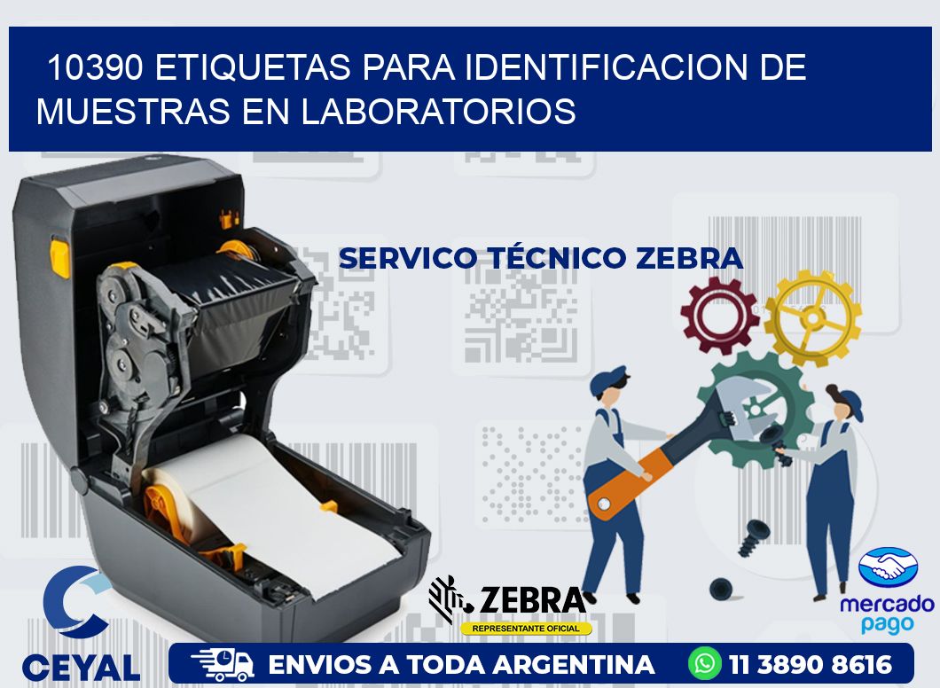 10390 ETIQUETAS PARA IDENTIFICACION DE MUESTRAS EN LABORATORIOS