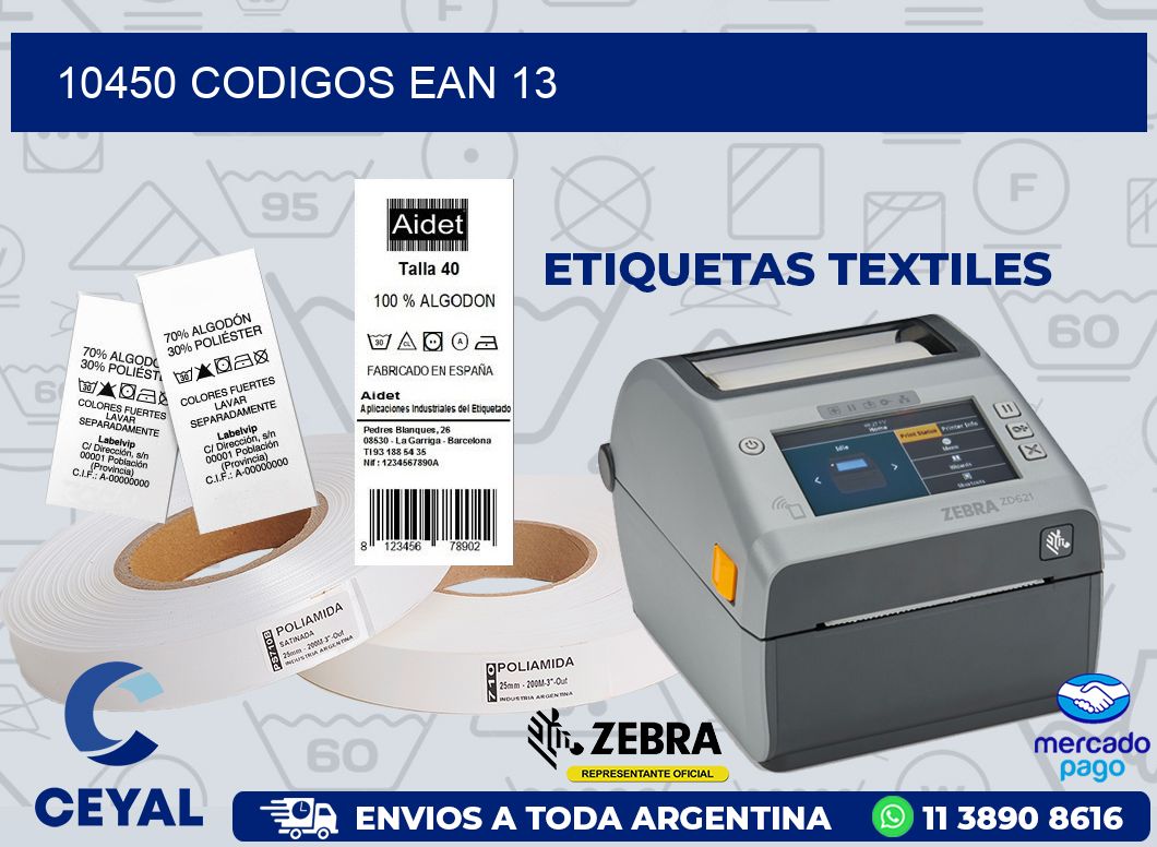 10450 CODIGOS EAN 13