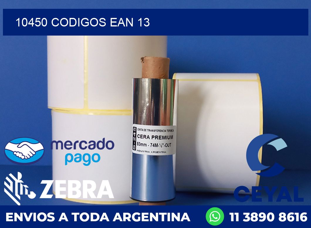10450 CODIGOS EAN 13