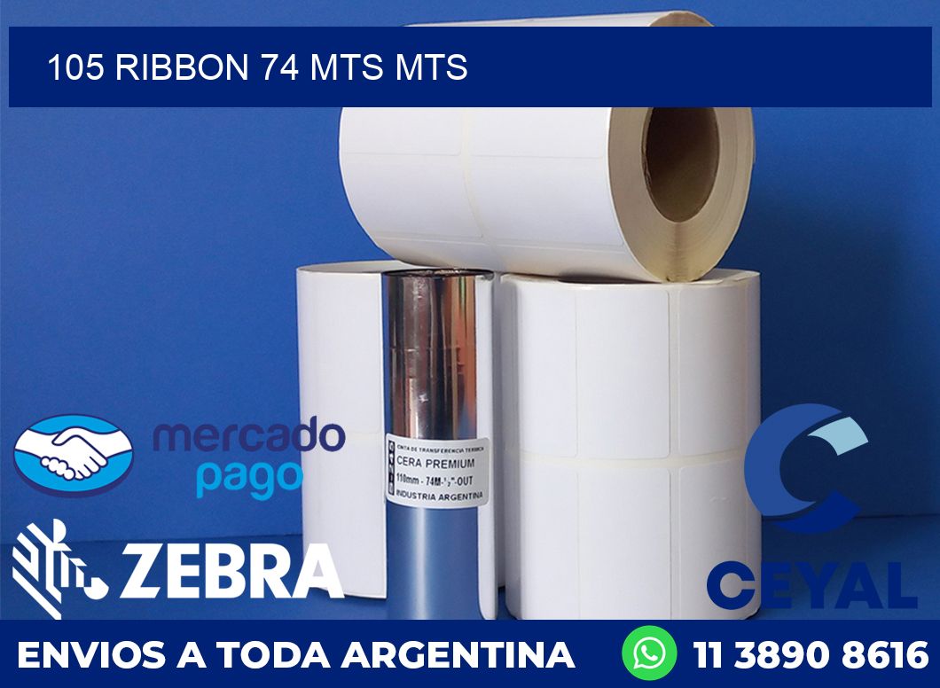 105 RIBBON 74 MTS MTS