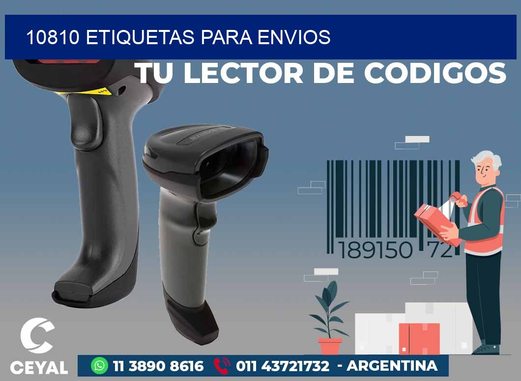 10810 ETIQUETAS PARA ENVIOS