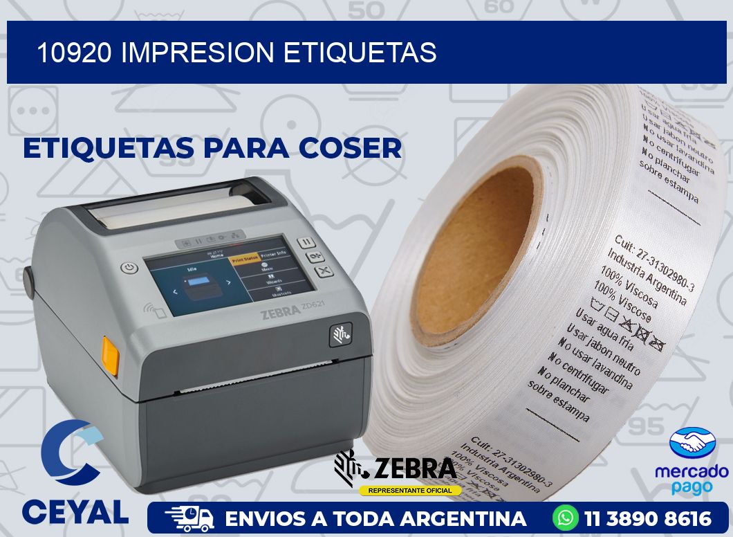 10920 IMPRESION ETIQUETAS
