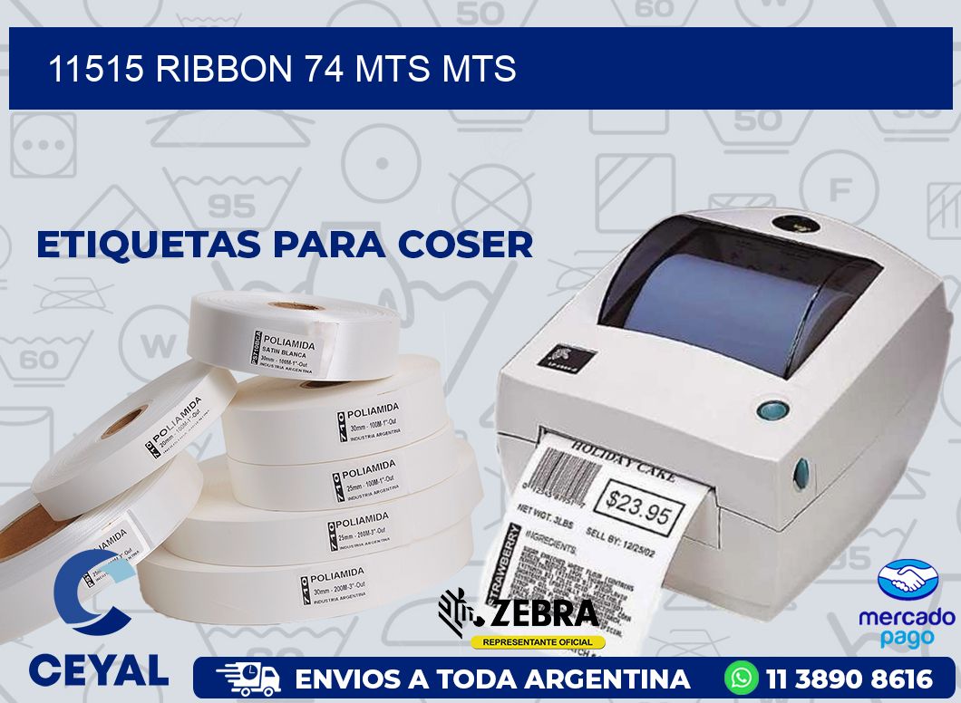 11515 RIBBON 74 MTS MTS