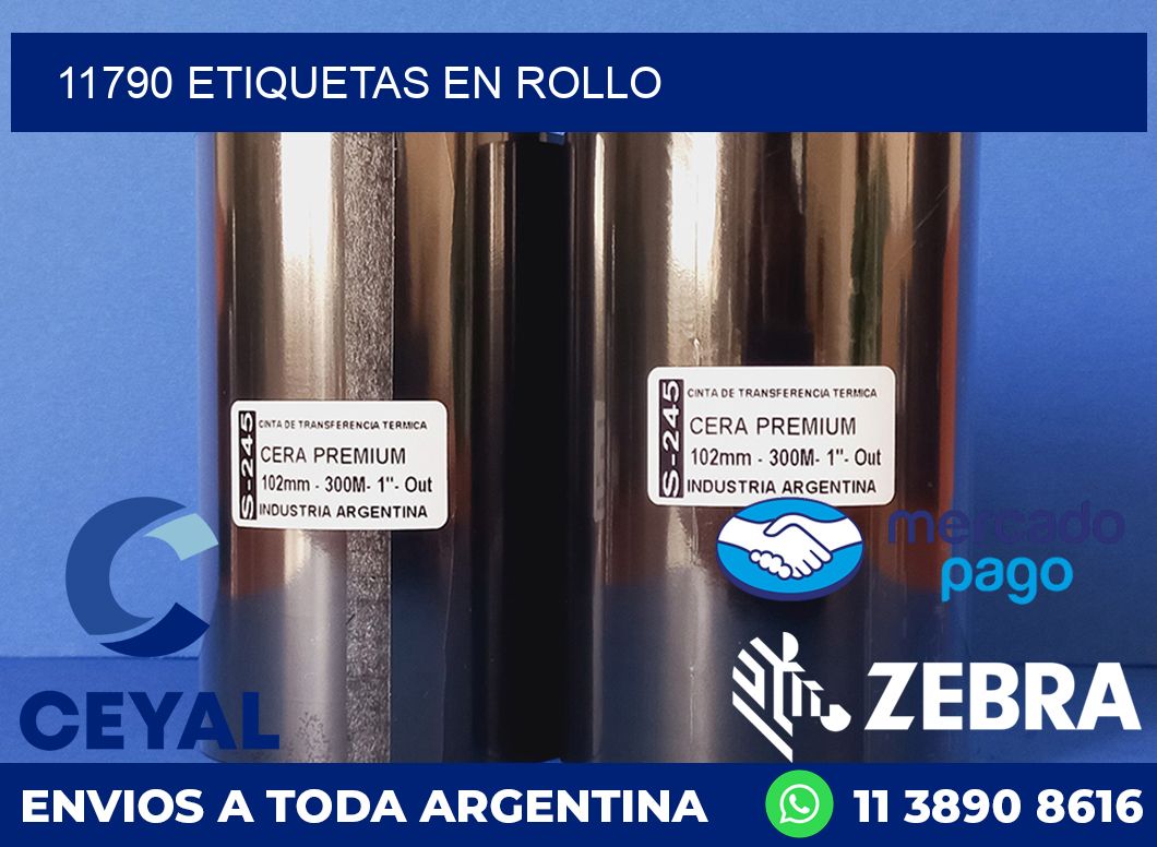 11790 ETIQUETAS EN ROLLO