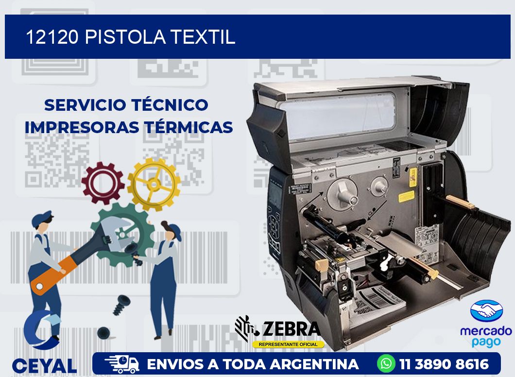 12120 PISTOLA TEXTIL