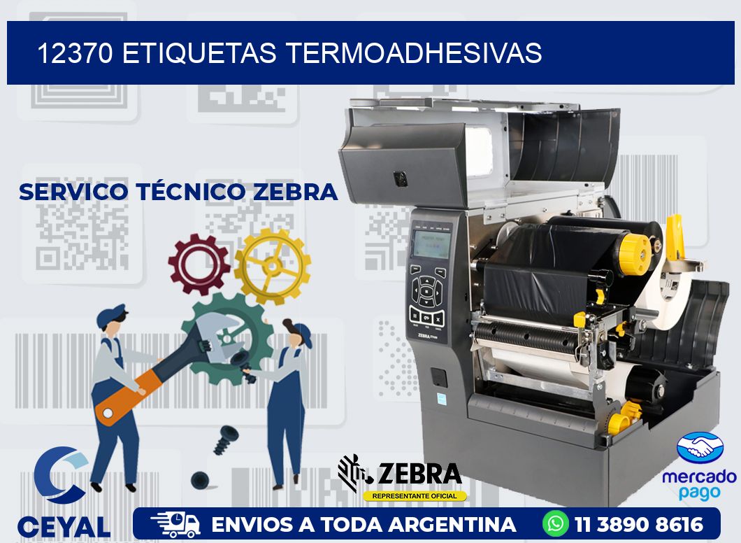 12370 ETIQUETAS TERMOADHESIVAS